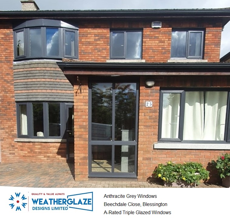 Weatherglaze Windows installed in Blessington, County Kildare. A-Rated triple glazed windows Gallery Image