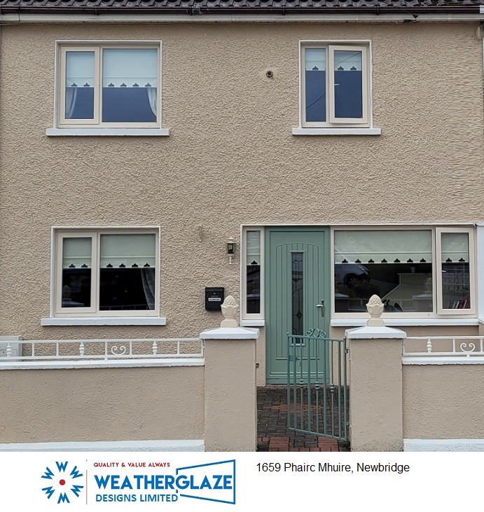 Cream Windows by Weatherglaze Designs. Installed in Newbridge, County Kildare Gallery Image