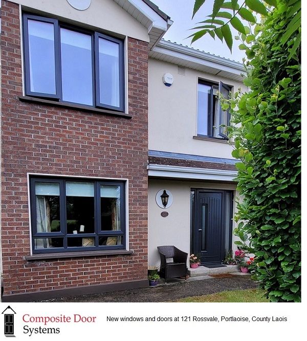 Anthracite Grey Windows & Doors at Rossvale, Portlaoise, County Laois. Installed by Weatherglaze Designs Gallery Image