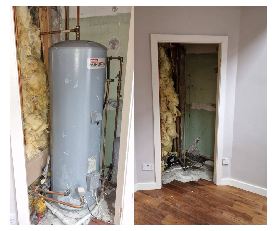Removing a water tank & Old boiler and replacing with a new viessmann combi boiler to give our customer. more storage, Less bills & Instant hot water! Gallery Image