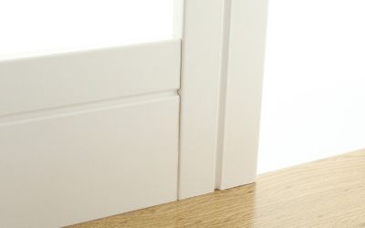 White pre-finished mouldings along with contemporary & classic designs. Gallery Image